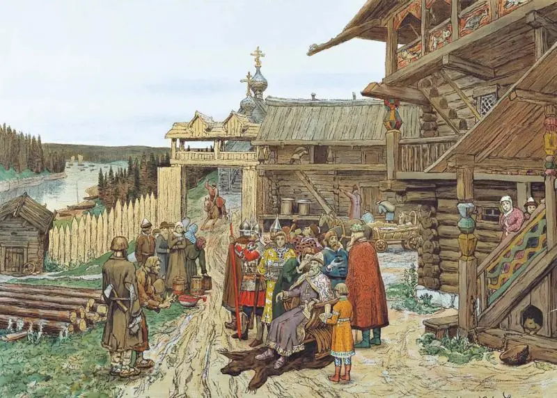 АМ Васнецов Двор удельного князя Те русские княжества которые отказались - фото 168