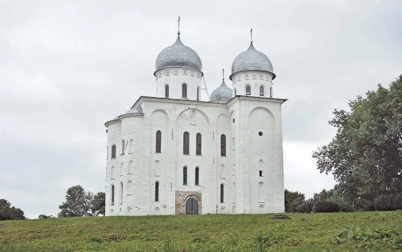 Георгиевский собор Юрьева монастыря в Великом Новгороде Эффективность такого - фото 187