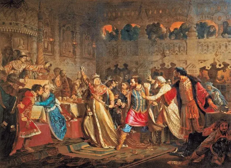 ПП Чистяков Великая княгиня Софья Витовтовна на свадьбе великого князя - фото 230