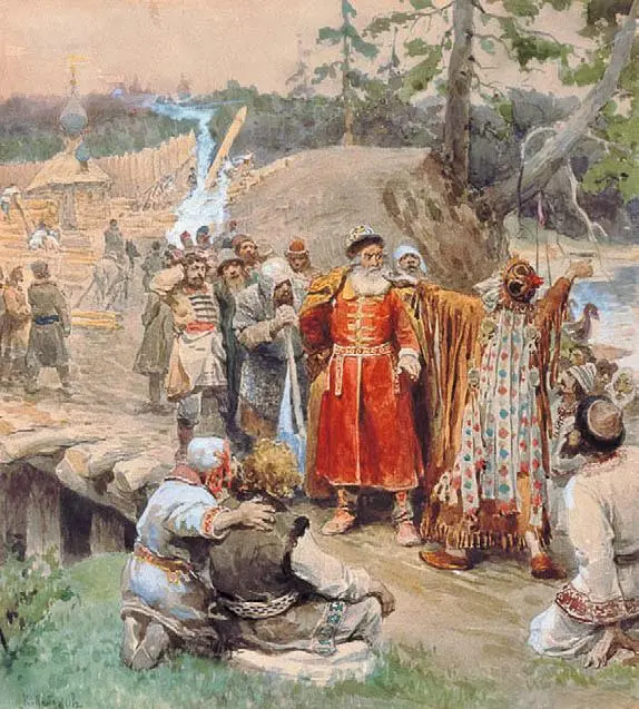 КВ Лебедев Ушкуйники Фрагмент Печати великого князя Василия II - фото 232