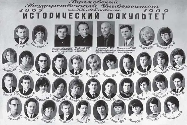 Выпускники исторического отделения ГГУ 1969 год Профессор ВВ Пугачев - фото 4