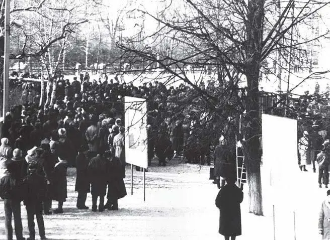 Митинг на стадионе Труд 4 февраля 1990 года Лев Козлович 1990 год Елена - фото 53