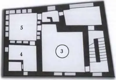 Верхний этаж Западного Дома в Акротири Художественная реконструкция комнаты 5 - фото 133