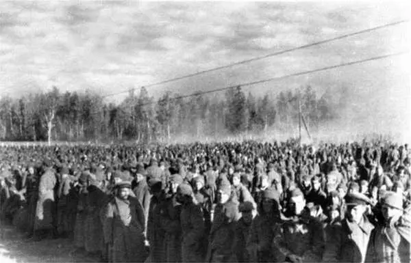 Советские военнопленные Вязьма октябрь 1941 г Вязьма ноябрь 1941 г В - фото 8