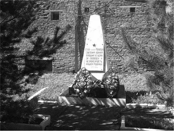 Памятник на территории мясокомбината к 20летию Победы Приходили к братским - фото 36
