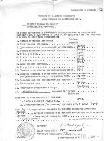 Висящее в воздухе объяснение почему после защиты диплома Анчаров почти - фото 32