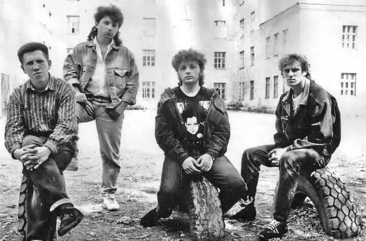 Агата Кристи 1990 Фото Ильдара Зиганшина из архива группы Агата Кристи - фото 50