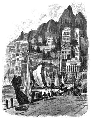 У гавани высилась амфилада гостинниц храмов и складов затем пошла роскошные - фото 7