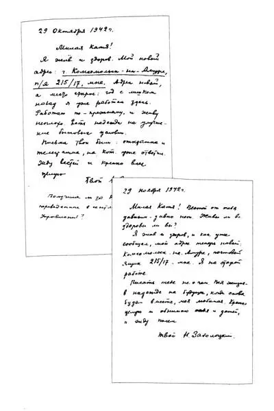 Письма Николая Заболоцкого жене из лагеря 1942 г Порой за неимением махорки - фото 11