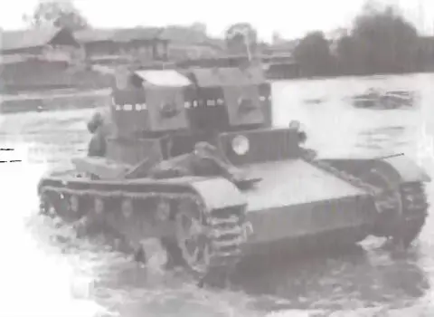 Легкий двухбашенный танк Т26 обр 1931 г Учения Московского военного округа - фото 202
