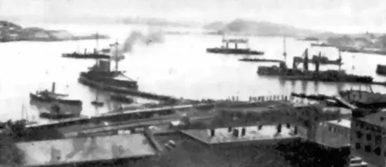 Илл 3 Боевые корабли интервентов Японии Англии и США во Владивостоке 1918 - фото 3