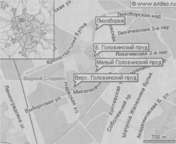 Рис 46 Головинские пруды на территории нынешней Москвы В 1803 году усадьбу - фото 51