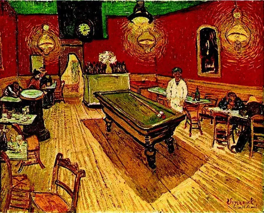 Винсент Ван Гог Ночное кафе 1888 г Эгон Шиле Автопортрет 1913 г - фото 73