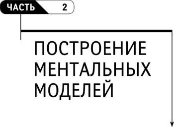 Часть 2 ПОСТРОЕНИЕ МЕНТАЛЬНЫХ МОДЕЛЕЙ Глава 3 Ментальные модели - фото 30