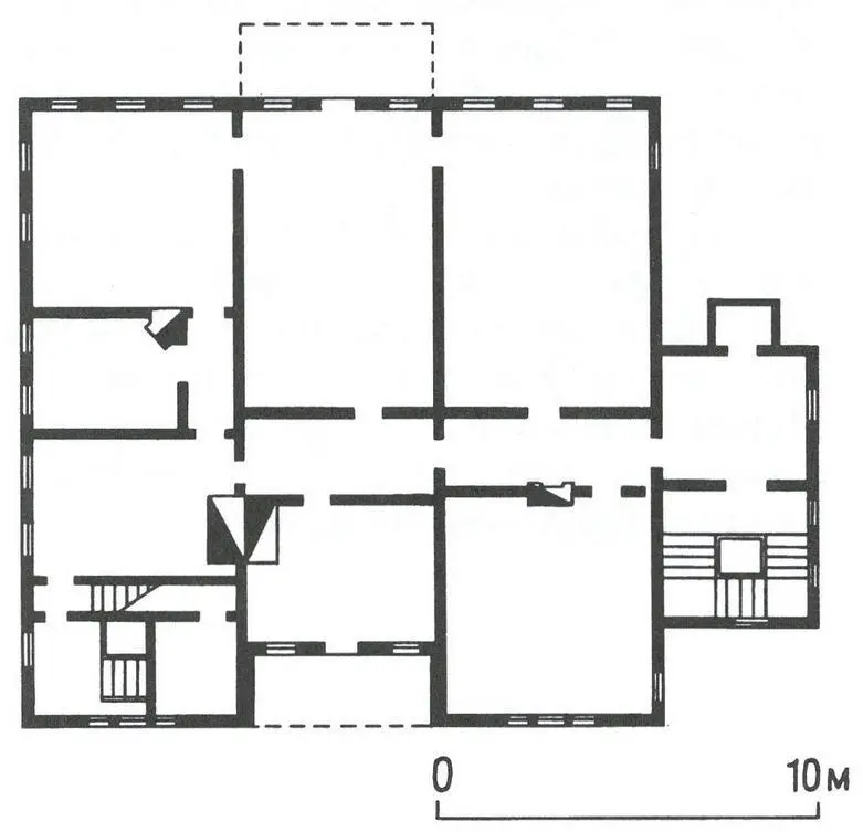 933 Усадебный дом План второго этажа 934 Церковь Димитрия Солунского - фото 196