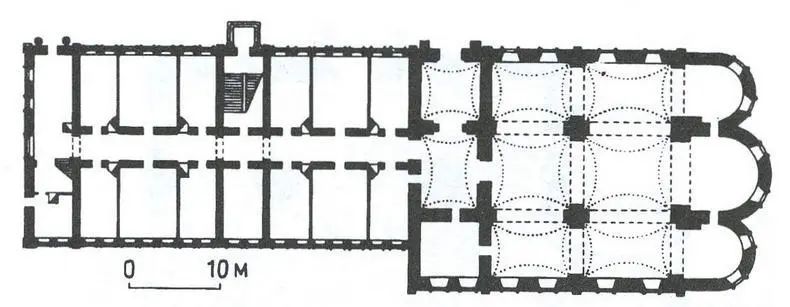 185 Преображенская церковь с жилым корпусом План первого этажа 186 - фото 60