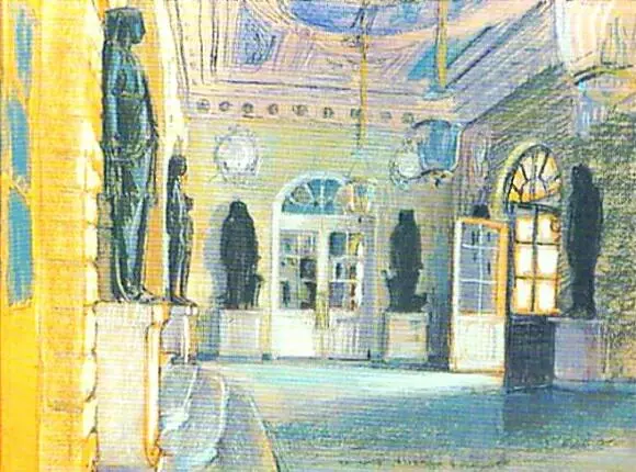 13 Монплезир в Петергофе Столовая 1900 Сочетание природы зданий - фото 19