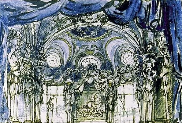 35 Павильон Армиды Н Черешнина Эскизы костюмов 1907 В ходе репетиций - фото 49