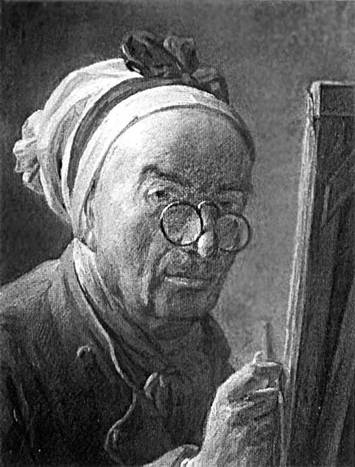 Рис 5 Ж Б С Шарден Автопортрет 1771 Лувр Париж Шарден наносил пастель - фото 5