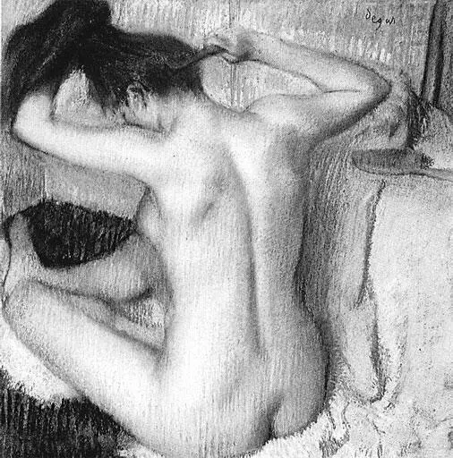 Рис 9 Э Дега Женщина расчесывающая волосы 1886 Государственный Эрмитаж - фото 9