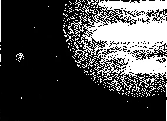 Юпитер и Ио На поверхности Юпитера известно несколько пятен Одно из них - фото 174