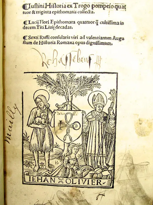 Титульный лист издания Эпитомы Помпея Трога авторства Юстина 1519 г - фото 34