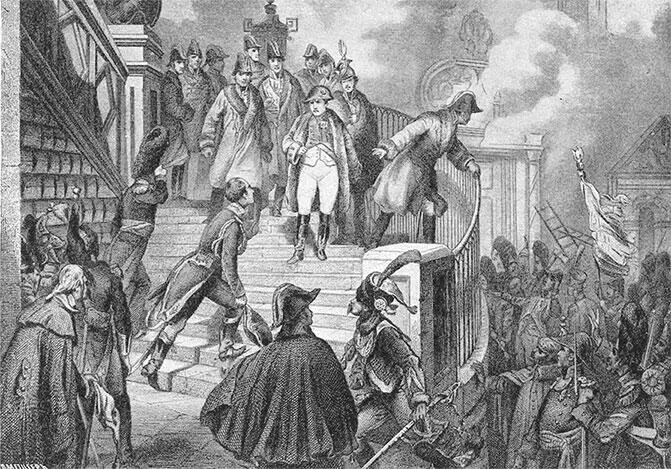 Последние минуты Наполеона в Москве Гравюра середины XIX века из книги - фото 174