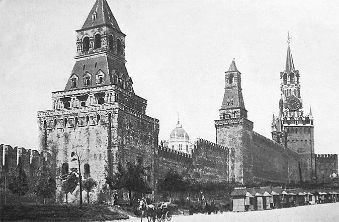 Стена Кремля Открытка 19141917 годов из коллекции Александра Кукушкина - фото 193