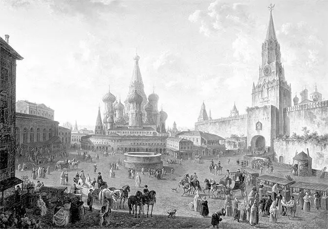 Фёдор Алексеев Красная площадь и храм Василия Блаженного 1801 Тут конечно - фото 214