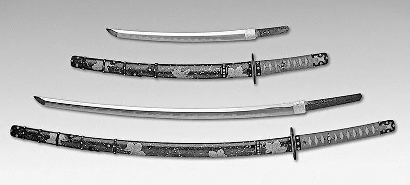 Вакидзаси вверху и катана внизу Музей искусств ЛосАнджелеса Во время - фото 258