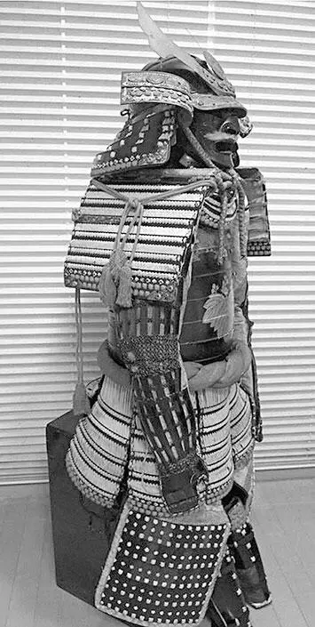 Доспех ёкохаги окегавадо вид сбоку Доспех ёкохаги окегавадо вид сзади - фото 391