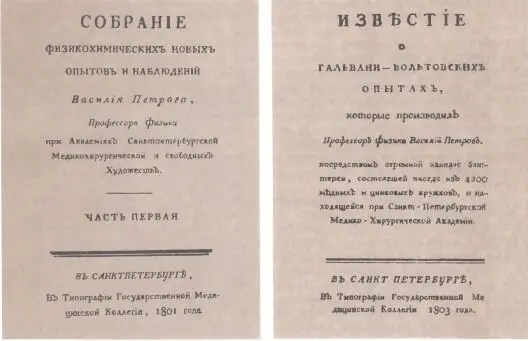 Титульные листы научных трудов В В Петрова Экспериментальная физика и химия - фото 137
