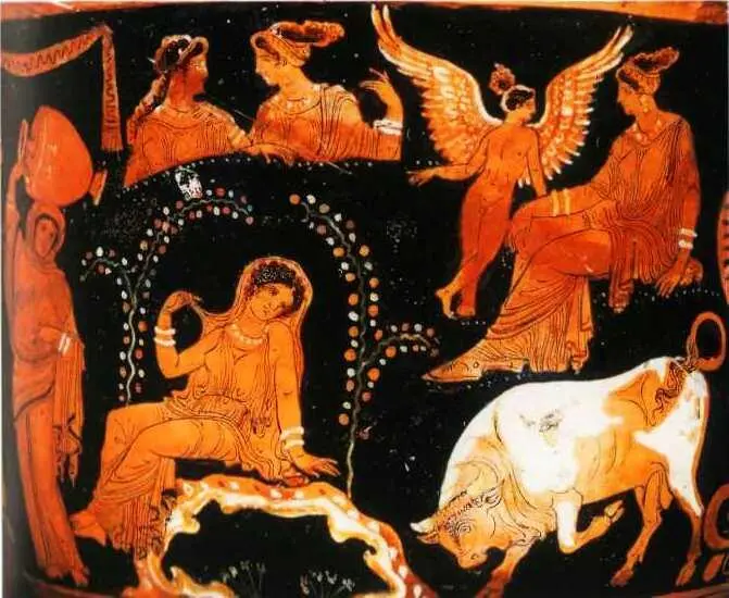 Зевс превратившись в быка похищает Европу Вторая четверть IV в до н э - фото 11
