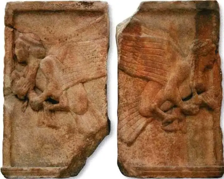 Могильный камень с изображением гарпий Ок 480470 гг до н э Фрагмент - фото 18
