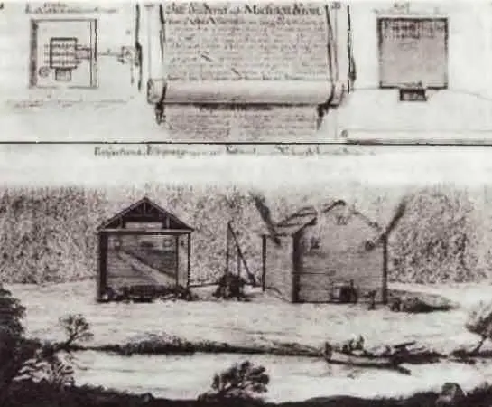 Соляной промысел Рисунок из альбома Э Пальмквиста 1674 год Солеварение - фото 45