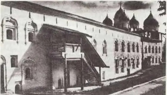 Патриаршьи палаты Новгород Великий XVII век Псков Палаты купца - фото 148