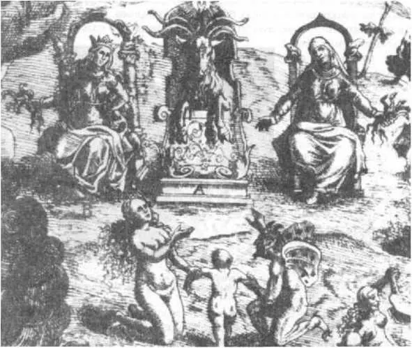 Шабаш Иллюстрация ко второму изданию трактата Пьера де Ланкра 1613 г - фото 83