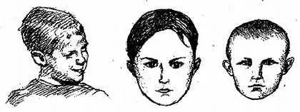 Рис 30 Лица дошкольников Рис 31 Лица молодых людей Рис 32 Ли - фото 31