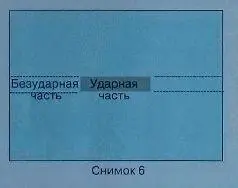 Даже узкая ударная полоса в центре может быть разделена на чередующиеся трети - фото 322