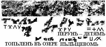 Рис 48 Мое чтениенадписи на Синем Камне На мой взгляд на камне имеется целая - фото 10