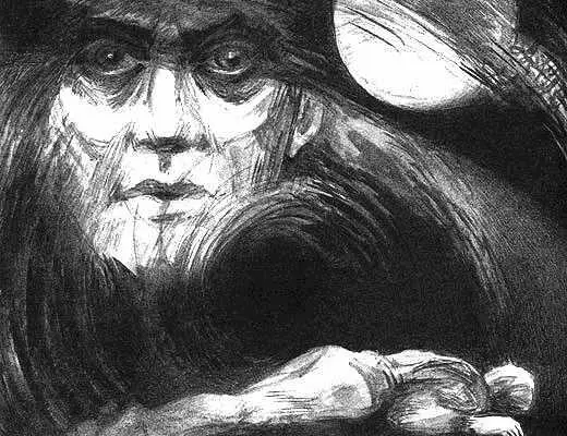 Рисунок К Улановой Иззубренная голубая молния разорвав катящиеся по небу - фото 5