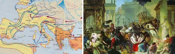 Аларих Аттила Гензнрих Одоакр Теодорих это те кто нагнёт некогда гордый - фото 286