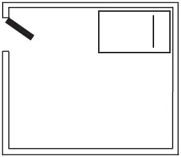 Рис40 Не рекомендуется располагать кровать за дверью или очень близко к ней - фото 51
