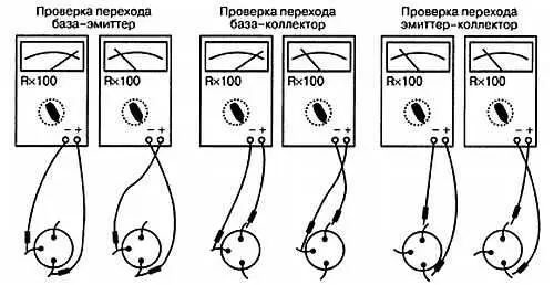 Рис 122 Проверка транзистора на короткое замыкание и обрыв с использованием - фото 22