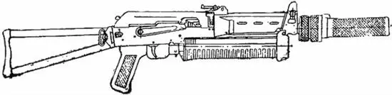 Рисунок 2 9мм пистолетпулемет Бизон2 с рамочным прикладом и съемным - фото 2