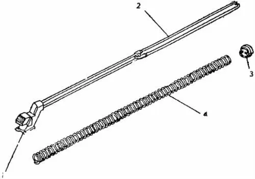 1 направляющая возвратной пружины 2 подвижный стержень 3 муфта 4 - фото 15