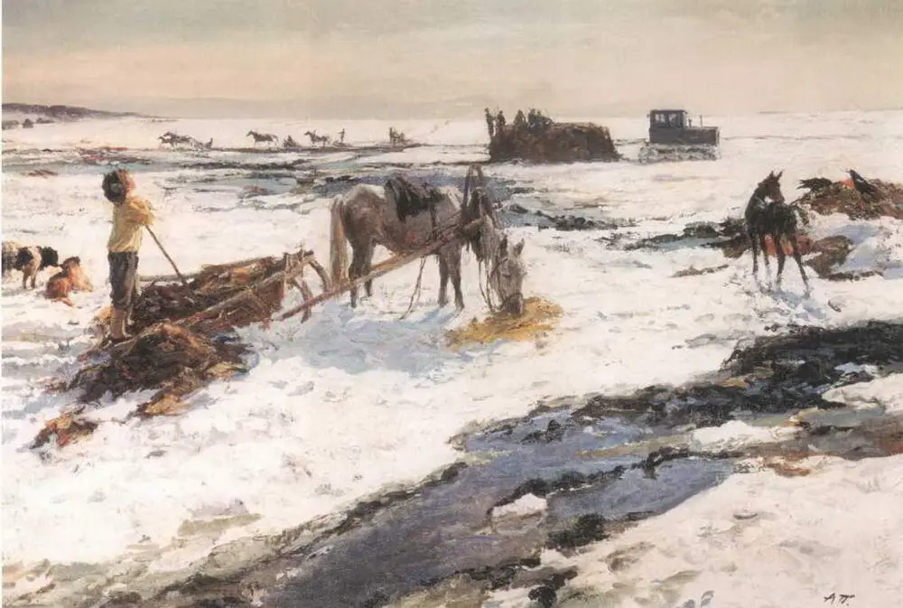 Деревенский март 1964 Ульяновский областной художественный музей - фото 67