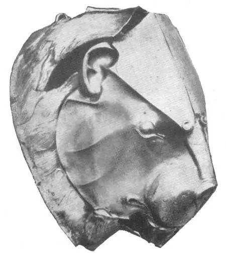 Рисунок 24 Микены Круглая усыпальница А могила IV Золотой ритон 273 - фото 27