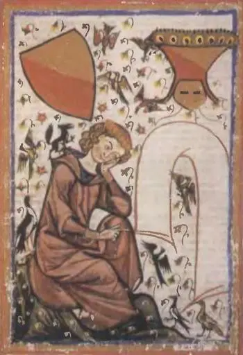 30 Манесский кодекс fol 30 Генрих фон Фельдеке Я мрачен 31 - фото 30