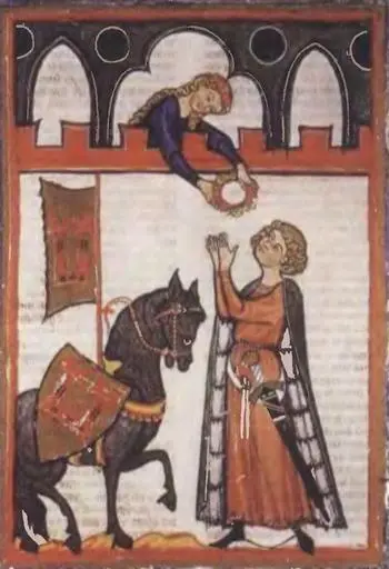 36 Манесский кодекс fol 11 v Герцог Генрих фон Бреслау дважды - фото 36